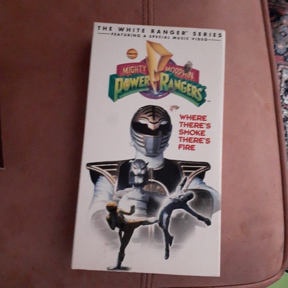 Power Rangers where there's smoke there's fire VCR video tape vhs